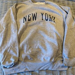 Brandy Melville Gray New York Sweatshirt